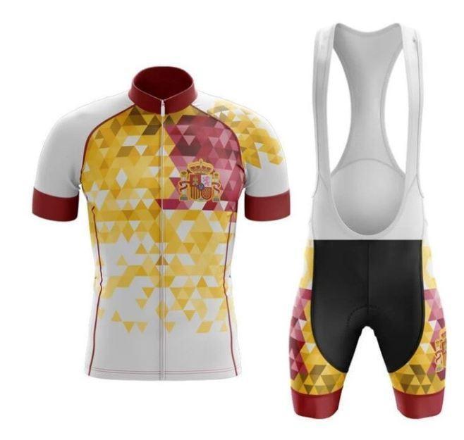 Spain Cycling Sets - Short Sleeve Cycling Set