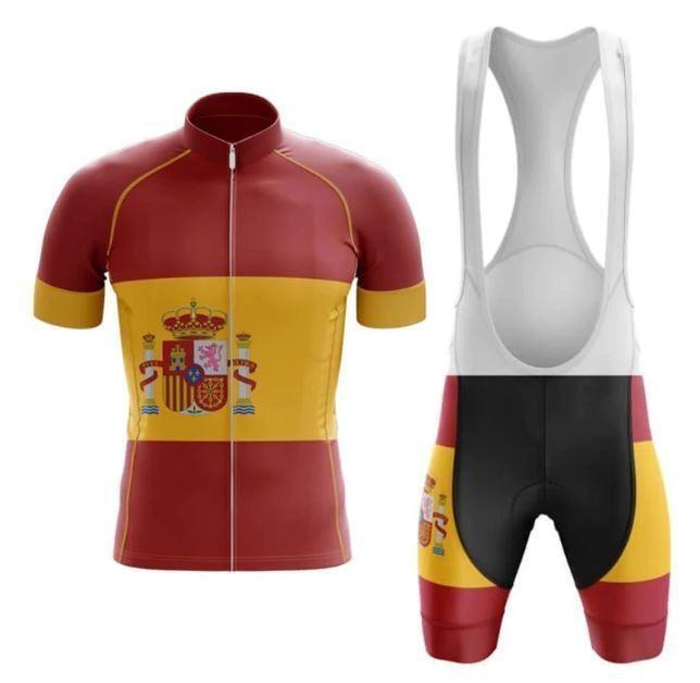 Spain Cycling Sets - Short Sleeve Cycling Set