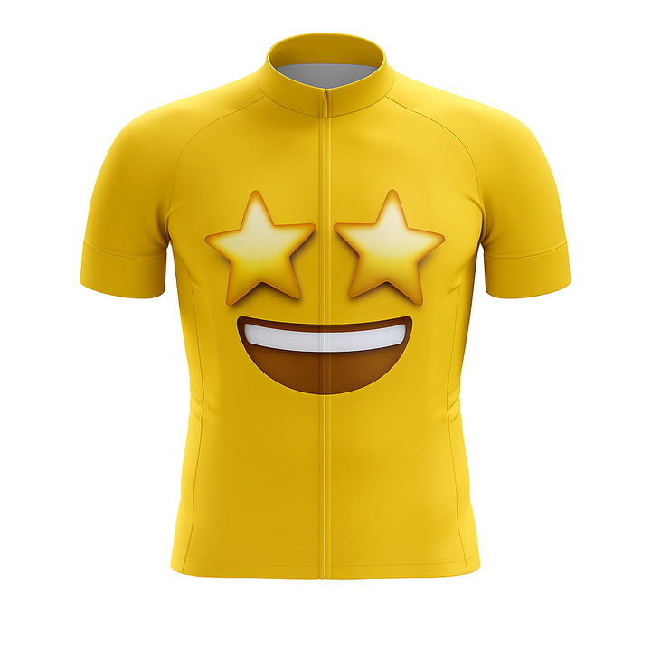 Star Eyes Emoji Cycling Jersey