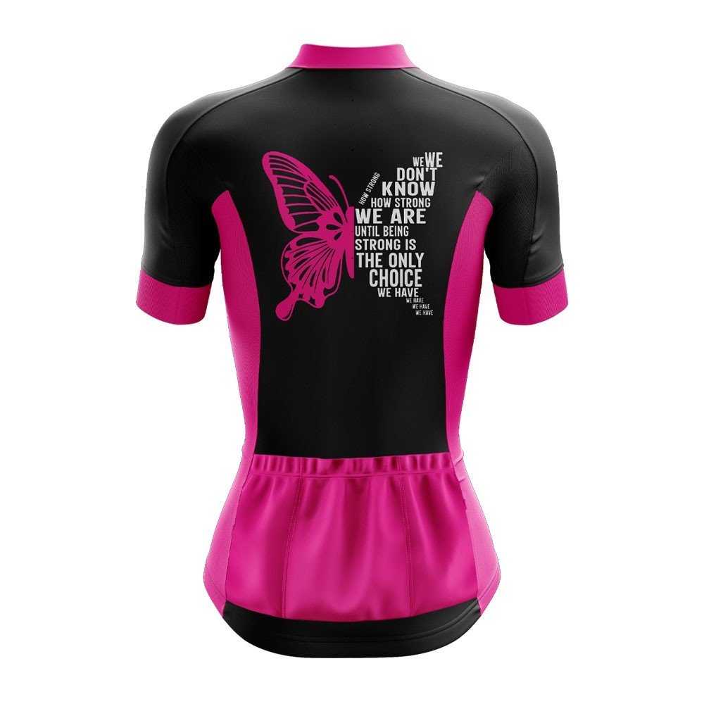 Strong Butterfly Womens Cycling Jersey Cool Dude Cycling