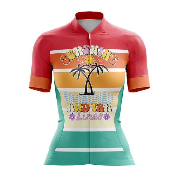 Sunshine and Tan Lines Cycling Jersey