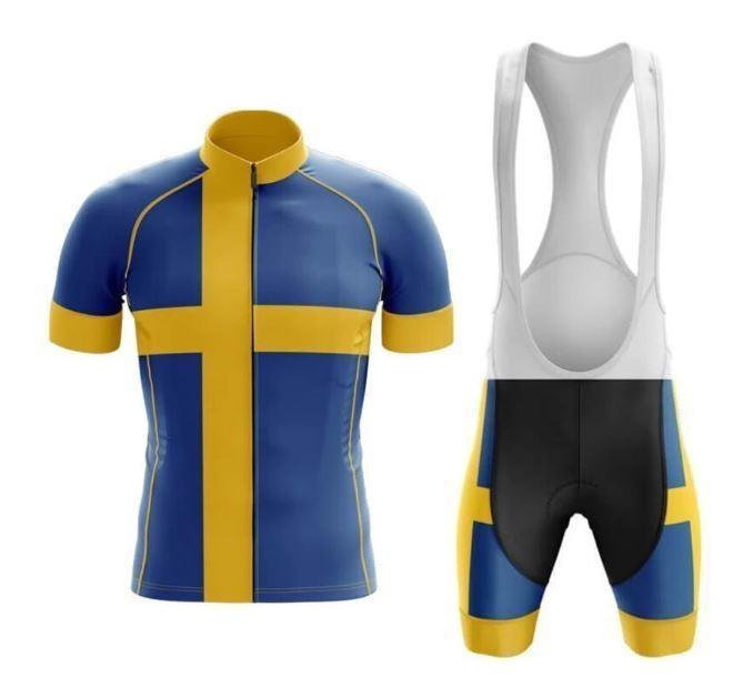 Sweden Cycling Sets - Short Sleeve Cycling Set