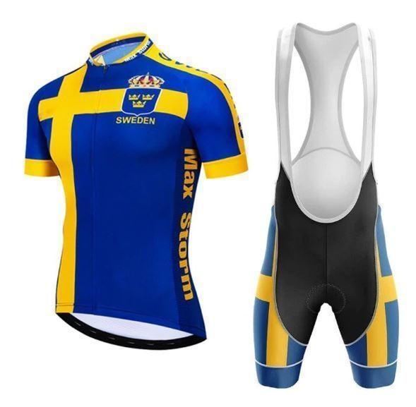 Sweden Cycling Sets - Short Sleeve Cycling Set