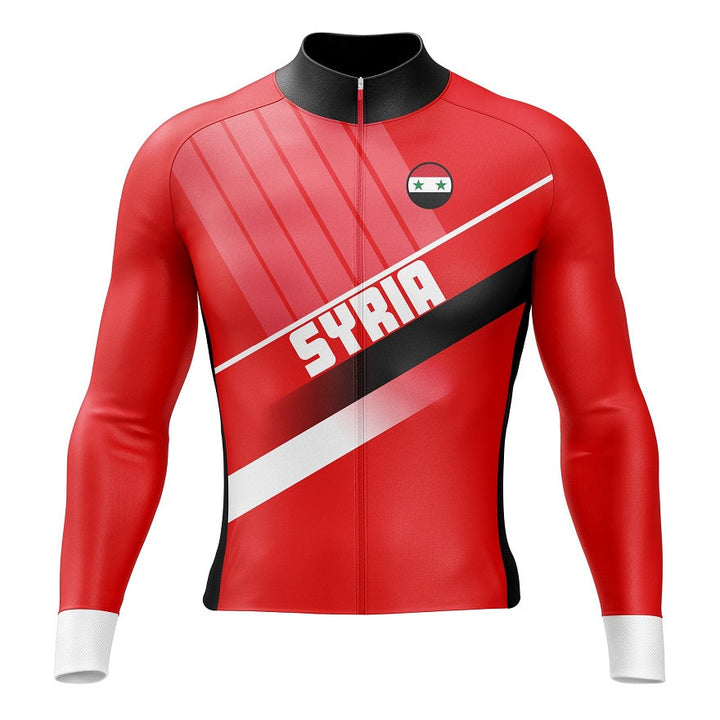 Syria Long Sleeve Cycling Jersey