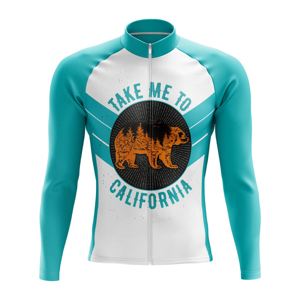 Take Me To California Long Sleeve Cycling Jersey
