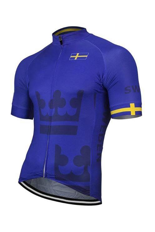 Team Sweden Cycling Jersey - Cycling Jersey