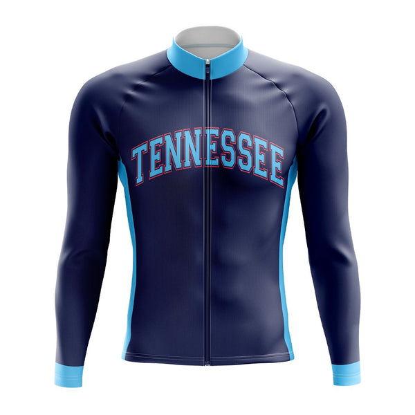 Tennessee Titans Long Sleeve Cycling Jersey