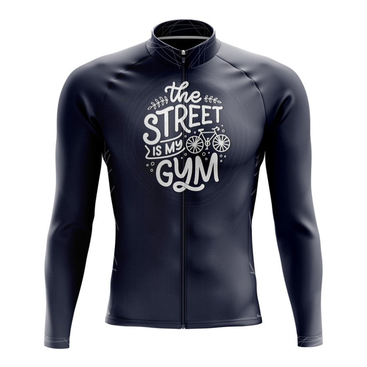 The Street Is My Gym Long Sleeve Cycling Jersey