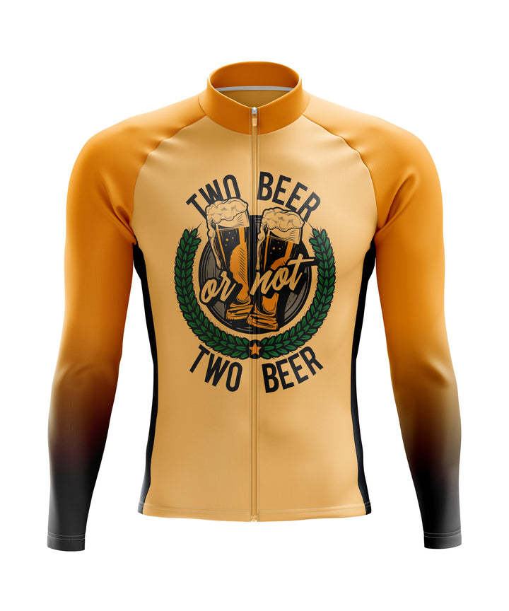 Two Beer Long Sleeve Cycling Jersey