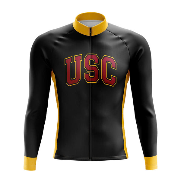 USC Long Sleeve Bicycle Jersey black