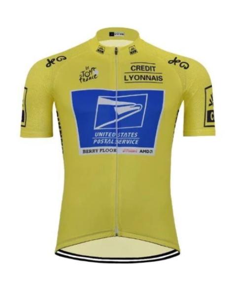 USPS Yellow Cycling Jersey - Cycling Jersey