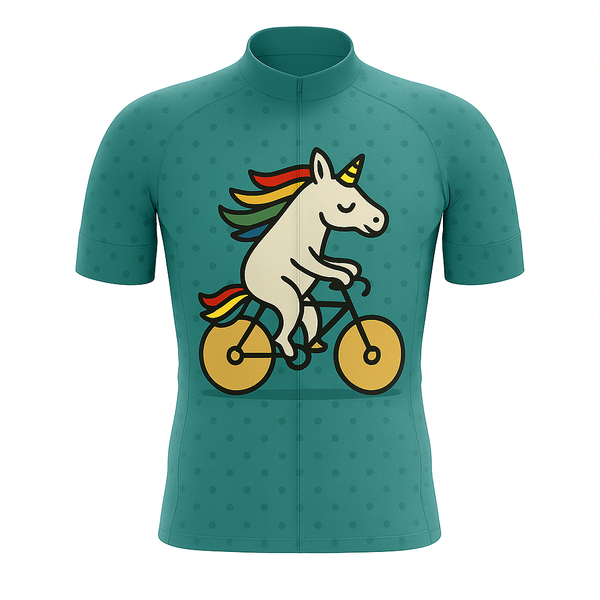 Unicorn Ride Cycling Jersey pop art