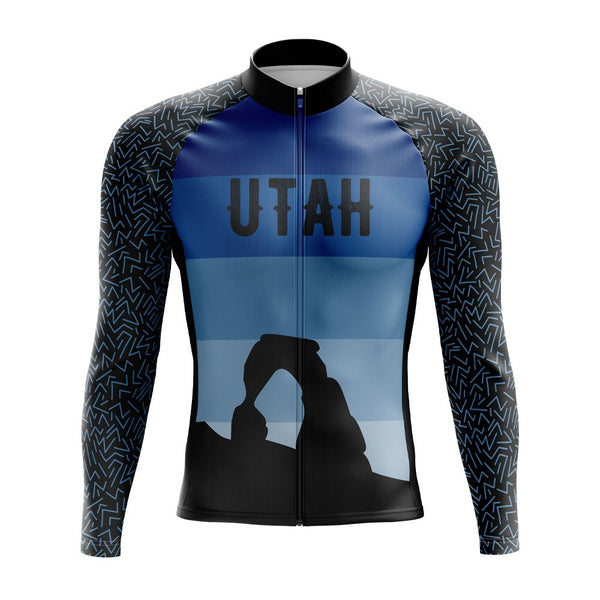 Utah Dusk Long Sleeve Cycling Jersey