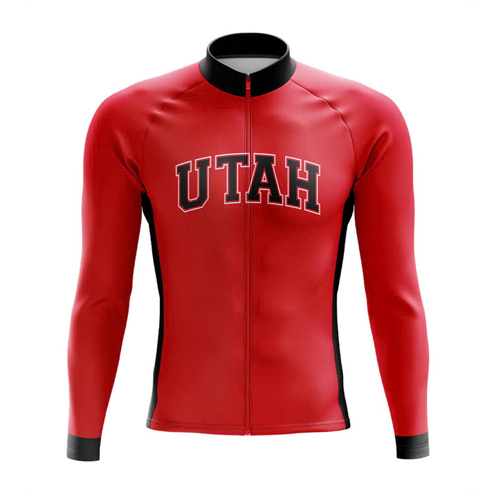 Utah University Long Sleeve Cycling Jersey