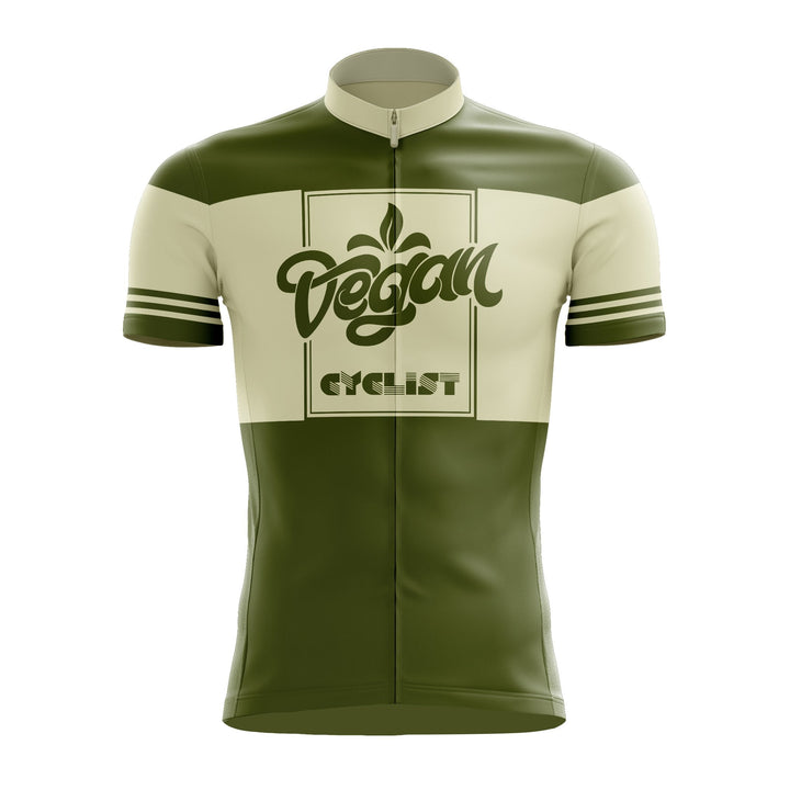 Vegan Cyclist Vegan Bike Jersey Team Vegan Cycling Jersey Short