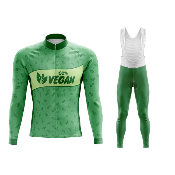 Vegan Cyclist Long Sleeve Winter Cycling Jersey & Pants