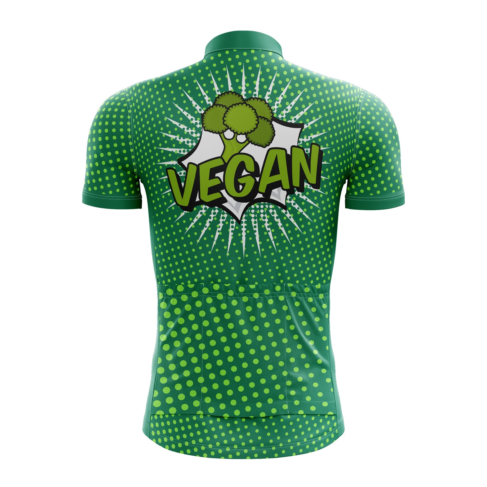 Vegan Pop Art Cycling Jersey Vegan Cycling Gear Cool Dude Cycling