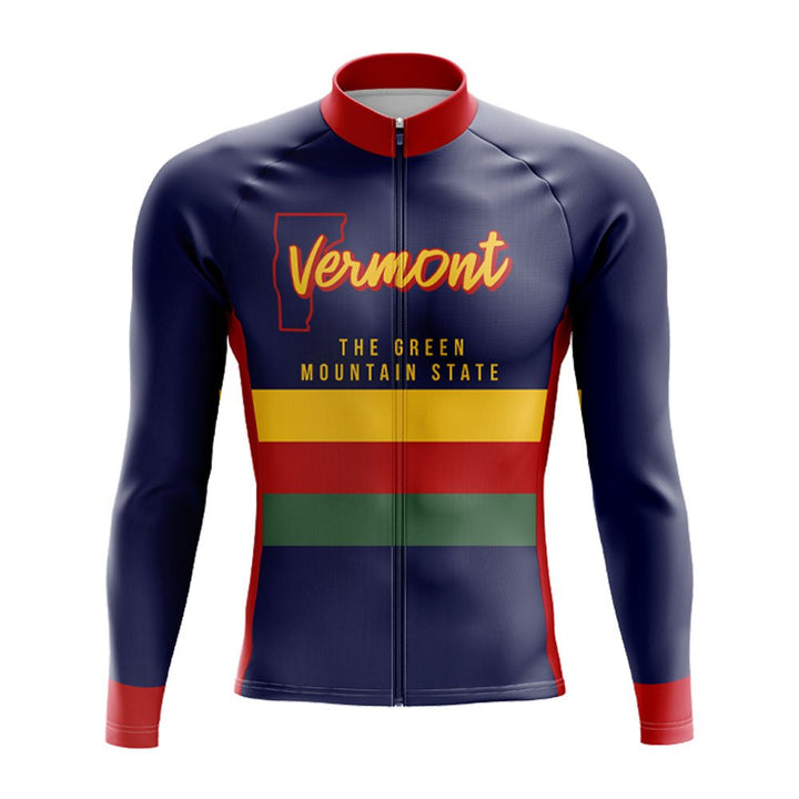Vermont Long Sleeve Cycling Jersey
