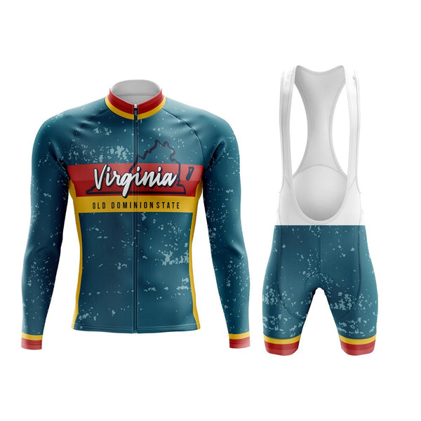 Virginia Long Sleeve Cycling Kit