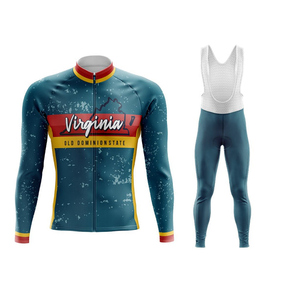 Virginia Long Sleeve Winter Cycling Jersey & Pants