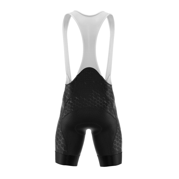 White Hexagon Cycling Bib Shorts