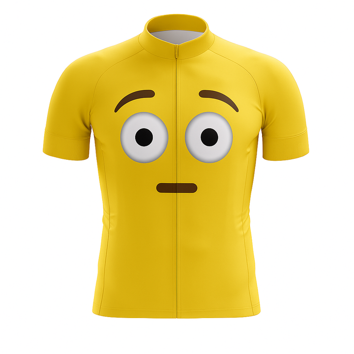 Wide Eyed Emoji Cycling Jersey