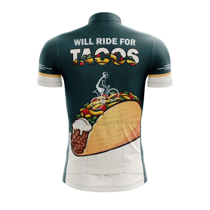 Will Ride For Tacos Cycling Jersey