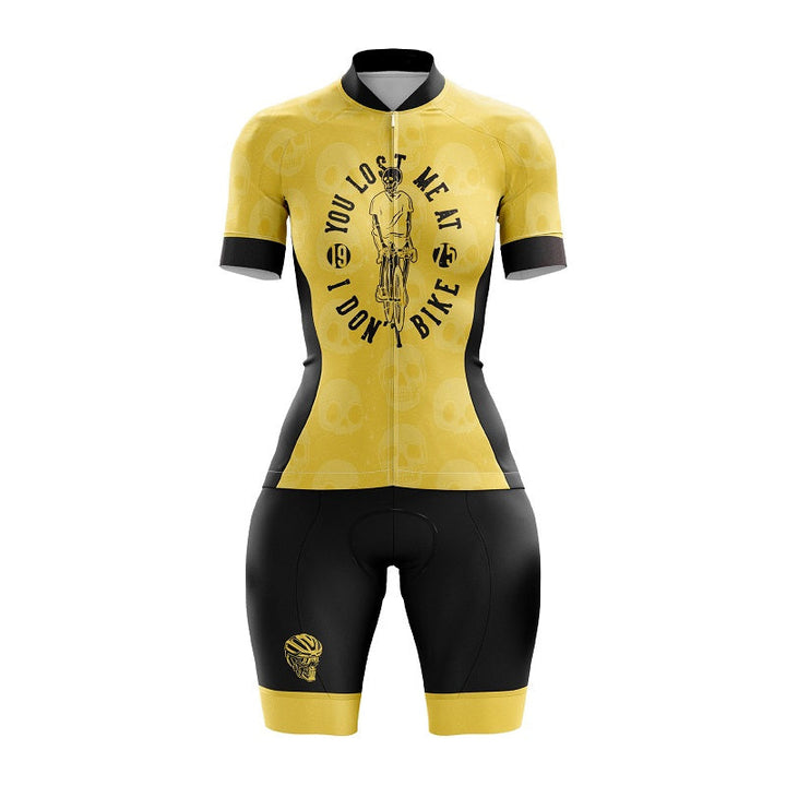 You Lost Me female cycling kit