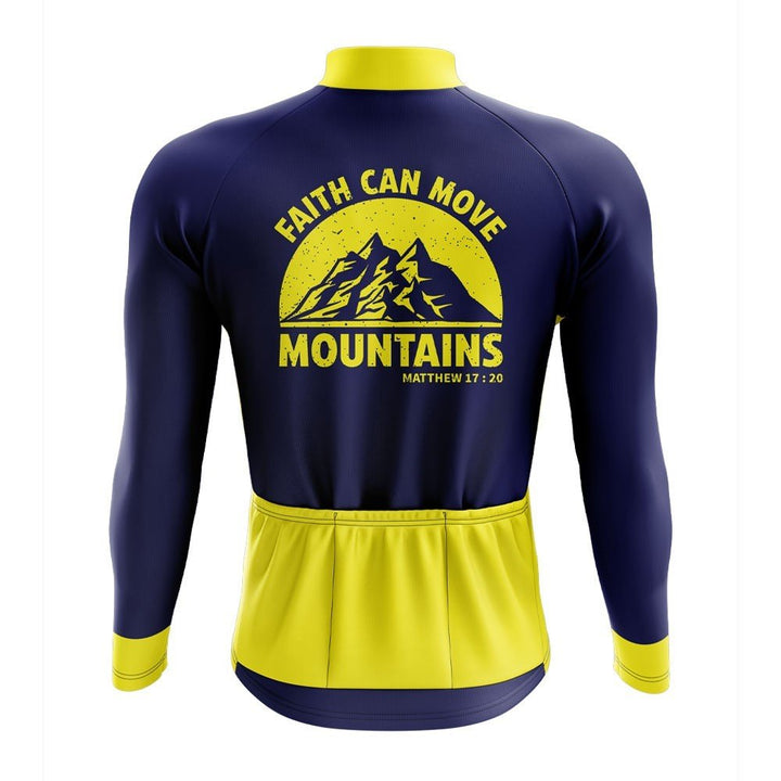 Faith Moves Mountains Long Sleeve Cycling Jersey