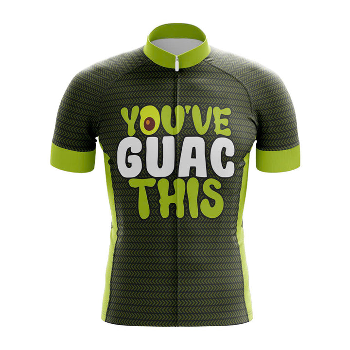 avocado guacamole cycling jersey