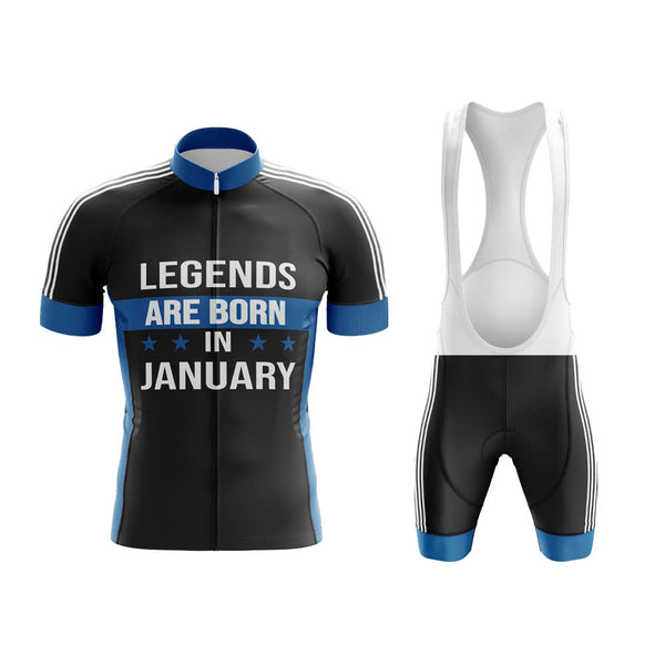 Legends Are Born in January Cycling Kit