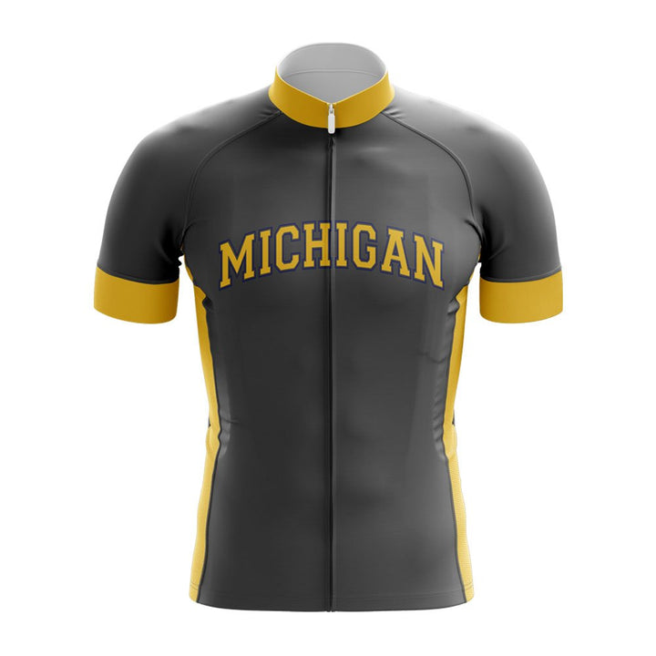 University Of Michigan Cycling Jersey grey