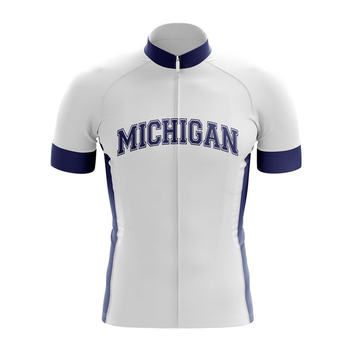 University Of Michigan Cycling Jersey white