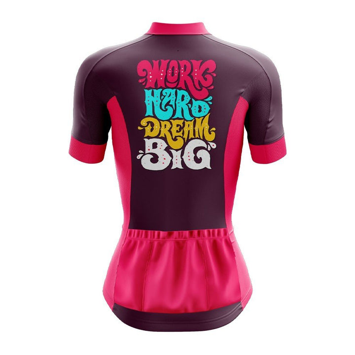 Work Hard Dream Big Women's Cycling Jersey
