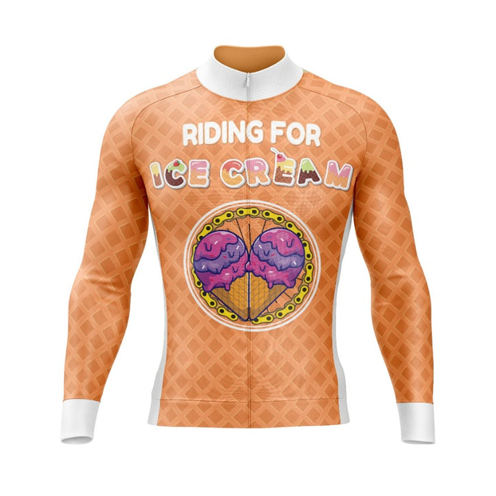 Ice Cream Long Sleeve Cycling Jersey