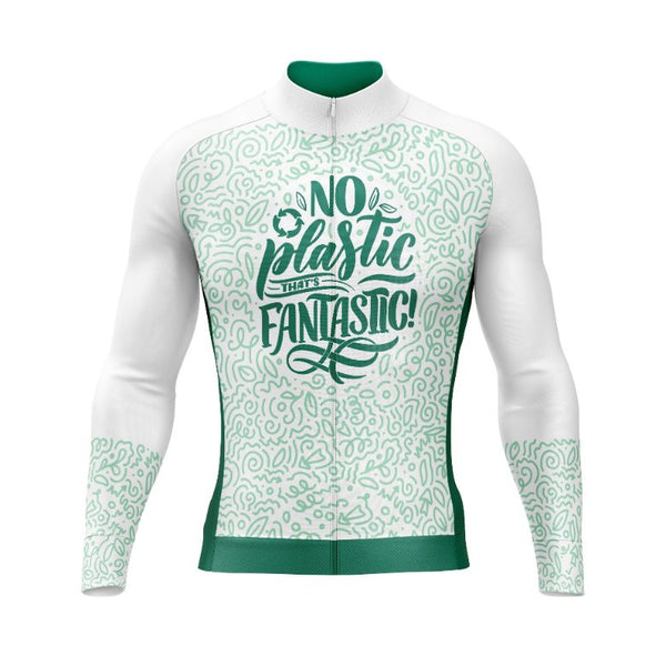 No Plastic Long Sleeve Cycling Jersey