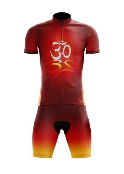 Red Om Cycling Kit